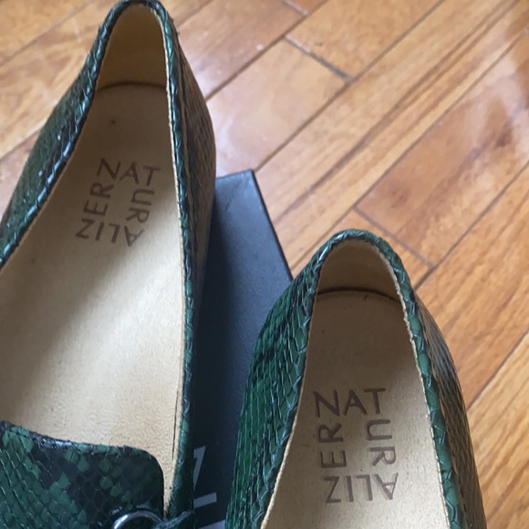 Naturalizer Macey Forest Green Flat Loafers - Picture 4 of 7